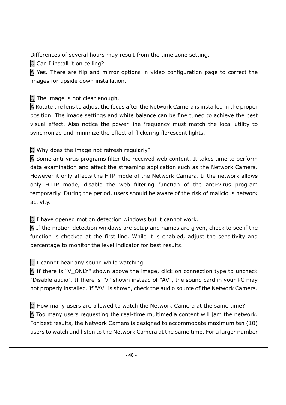 LevelOne FCS-1050 User Manual | Page 47 / 60