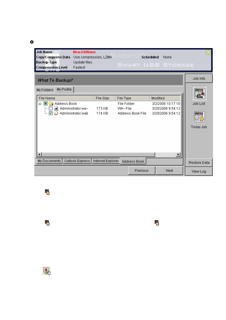 2 edit an existing backup job | LevelOne MUS-2500 User Manual | Page 23 / 82