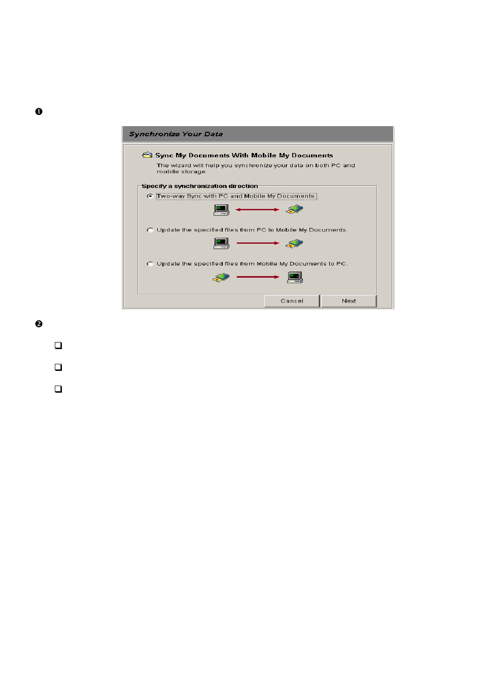 1 my documents synchronization, My documents synchronization | LevelOne MUS-2500 User Manual | Page 51 / 82