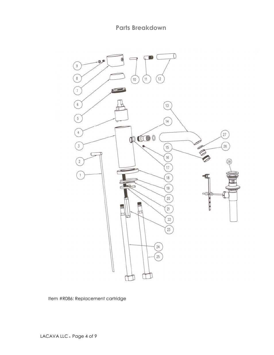 Lacava 1586 User Manual | Page 4 / 9