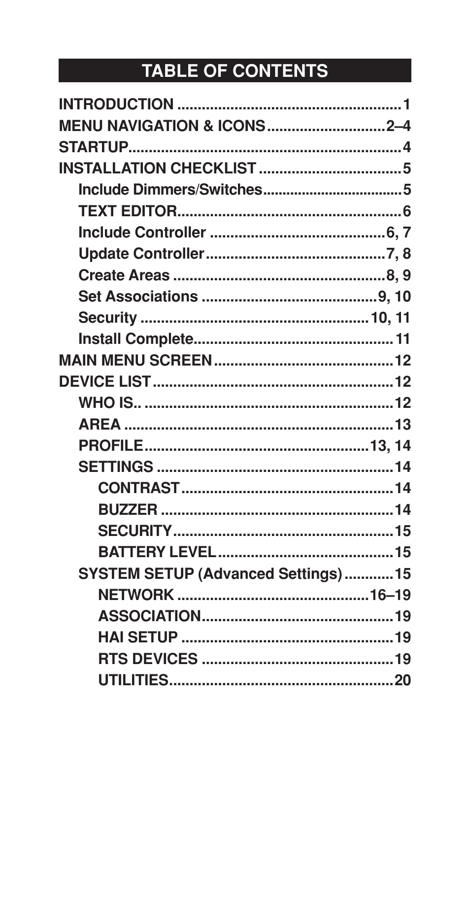 Leviton Programmer/Remote User Manual | Page 2 / 25