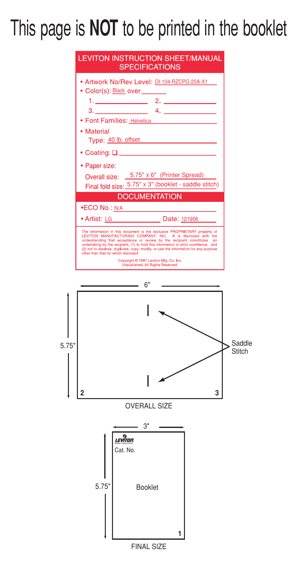 This page is not to be printed in the booklet | Leviton Programmer/Remote User Manual | Page 25 / 25
