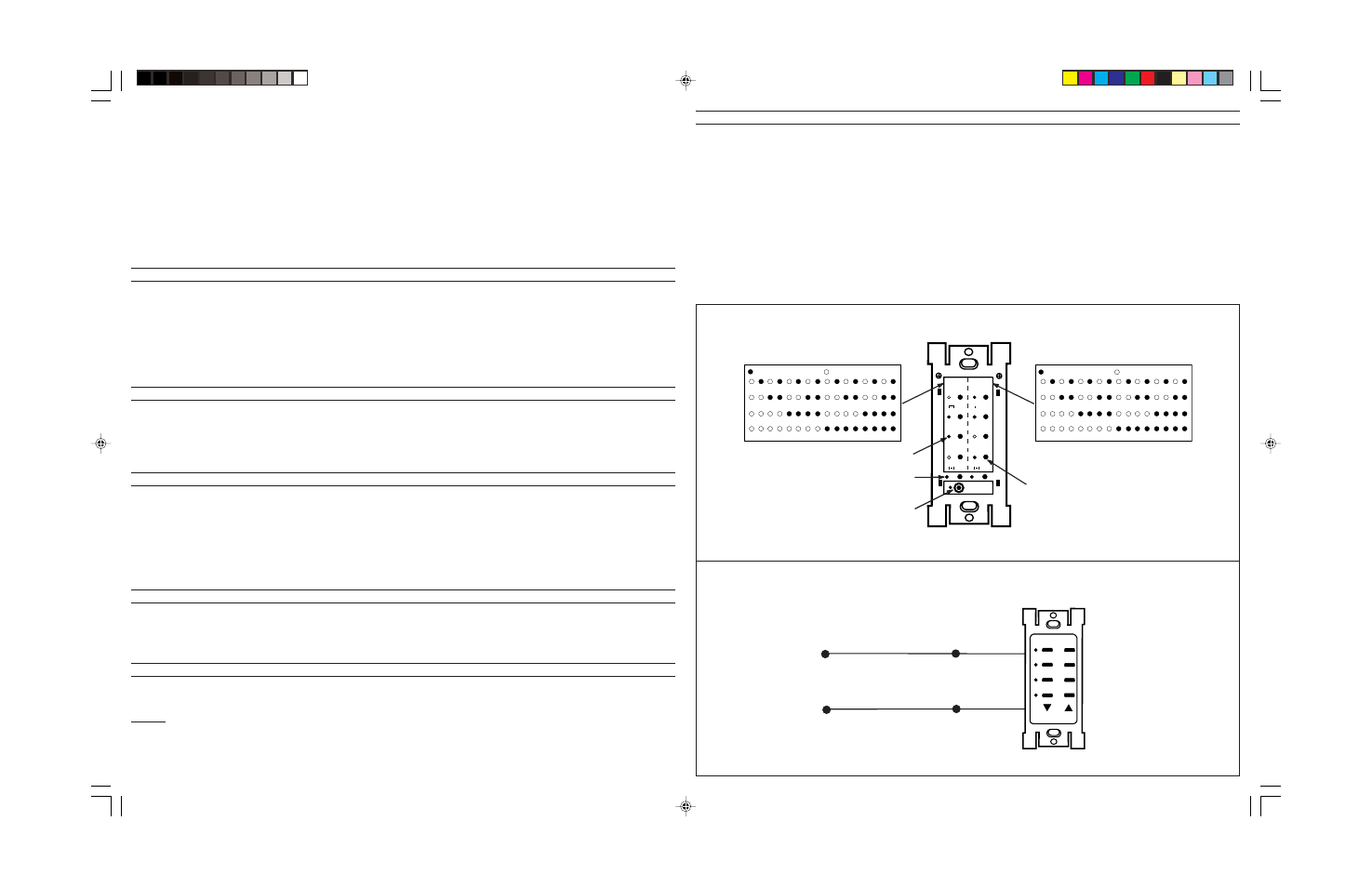 Controller, Hot (black) neutral (white), Cat. no. hccxx program button | Row not used for programming, Wiring diagram, Indicator position diagram, Cat. no. hcc4d | Leviton HCCS7 User Manual | Page 2 / 2