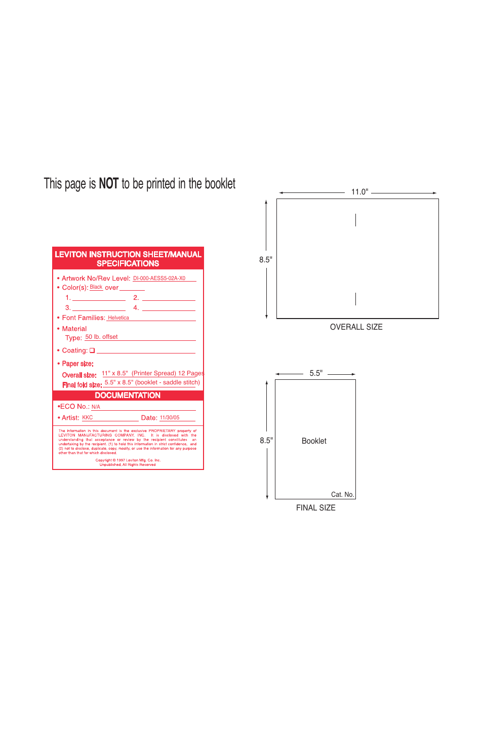 This page is not to be printed in the booklet | Leviton AESS5 User Manual | Page 13 / 13