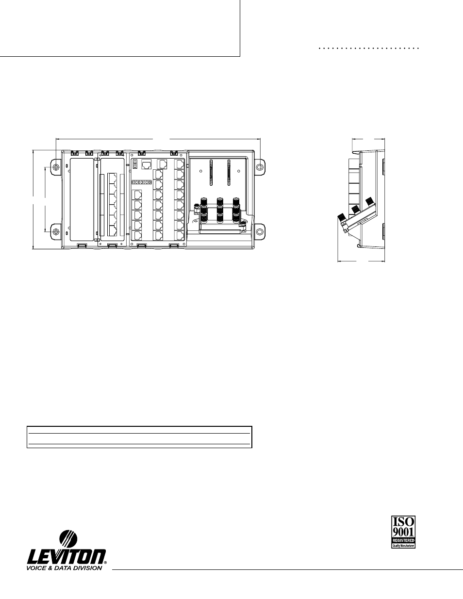 Advanced home telephone and video panel | Leviton 47606-AHT User Manual | Page 2 / 2