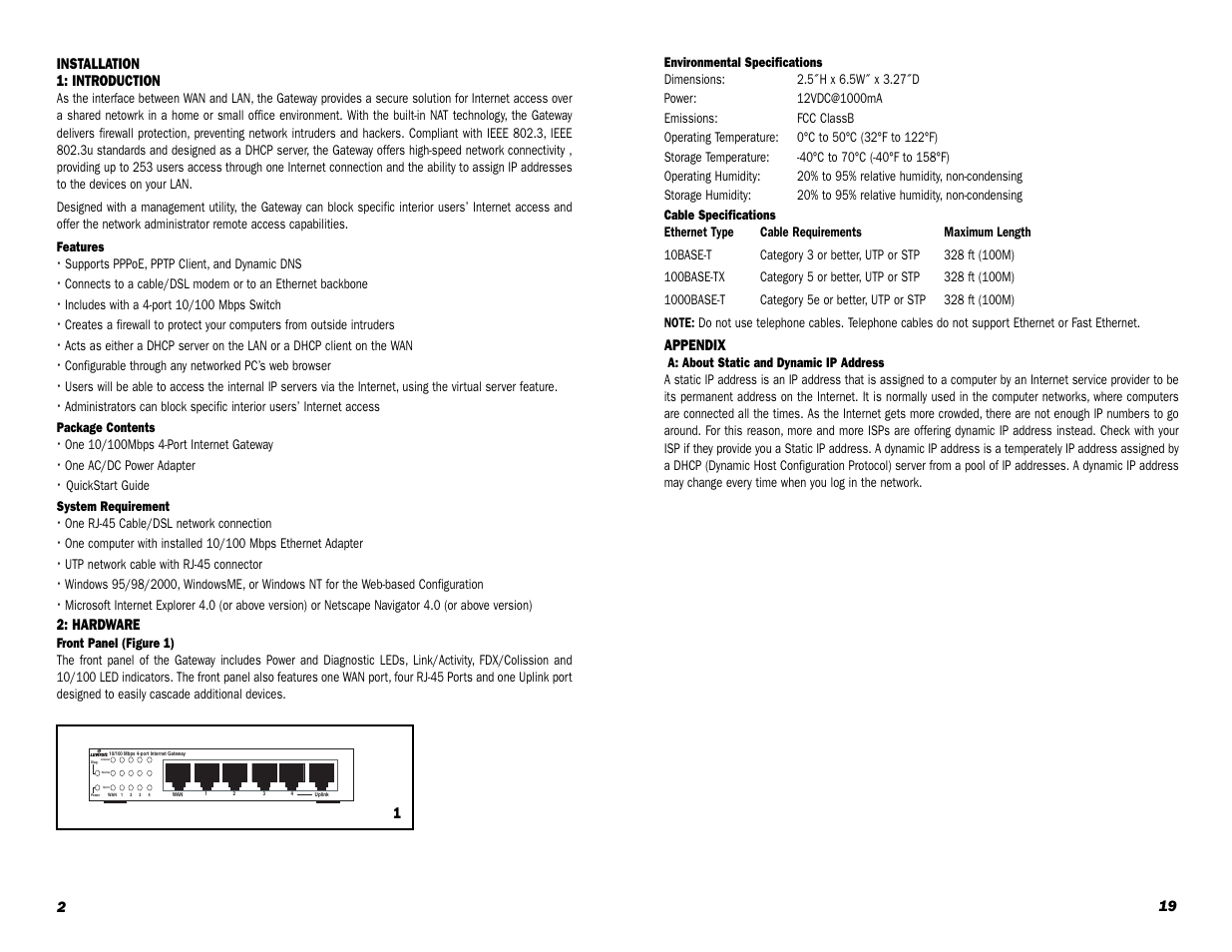 Leviton Internet Gateway User Manual | Page 2 / 10