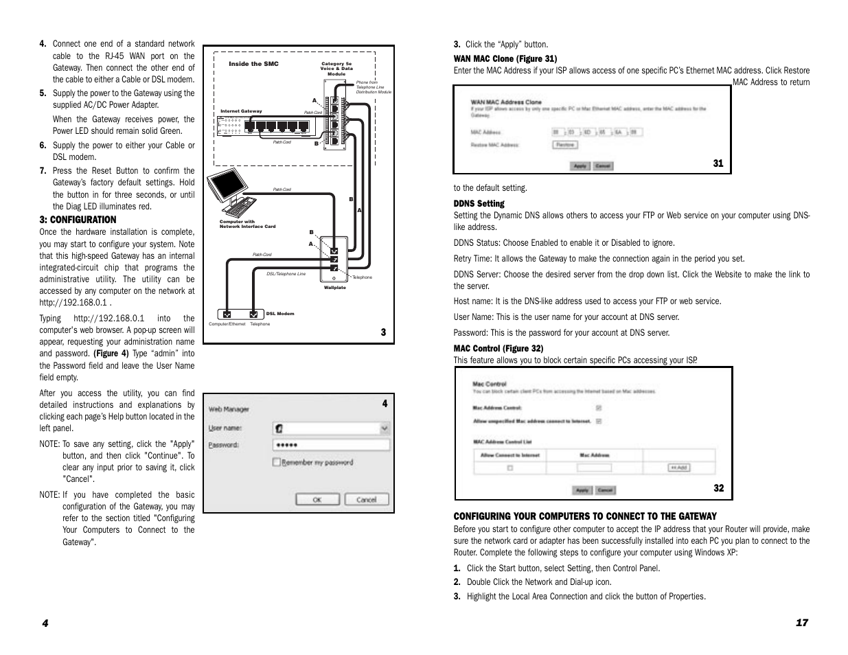 Configuration | Leviton Internet Gateway User Manual | Page 4 / 10