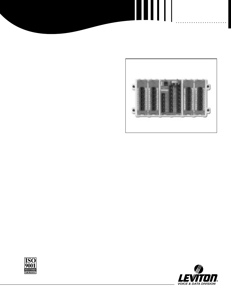 Leviton 24-Port Structured Media Panel 47603-24P User Manual | 2 pages