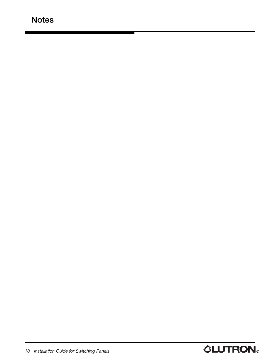 Lutron Electronics Switch User Manual | Page 18 / 20