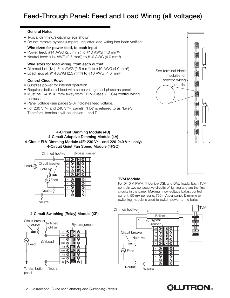 Lutron Electronics LCP128 User Manual | Page 12 / 20