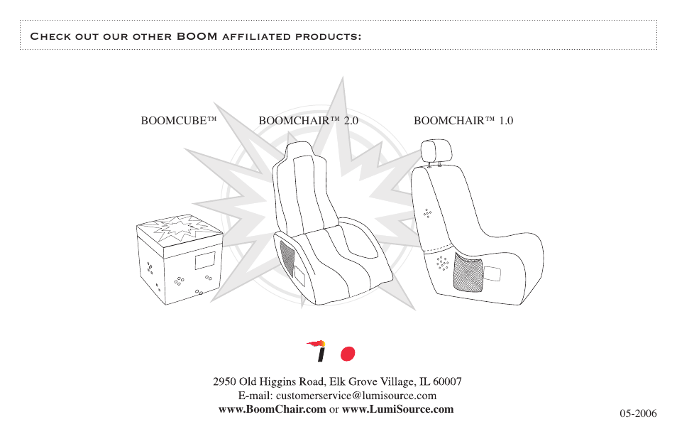 LumiSource B51 User Manual | Page 12 / 12