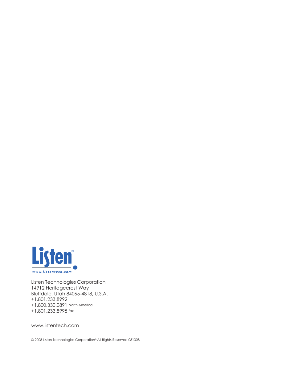 Listen Technologies LA-278 User Manual | Page 24 / 24