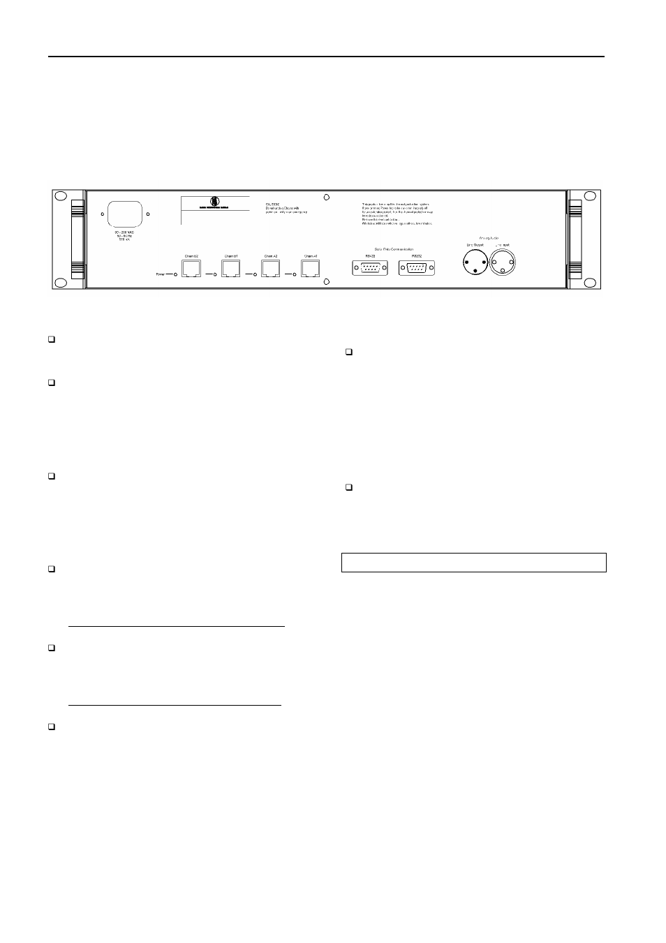 Listen Technologies Central Unit CU 6010 User Manual | Page 12 / 39