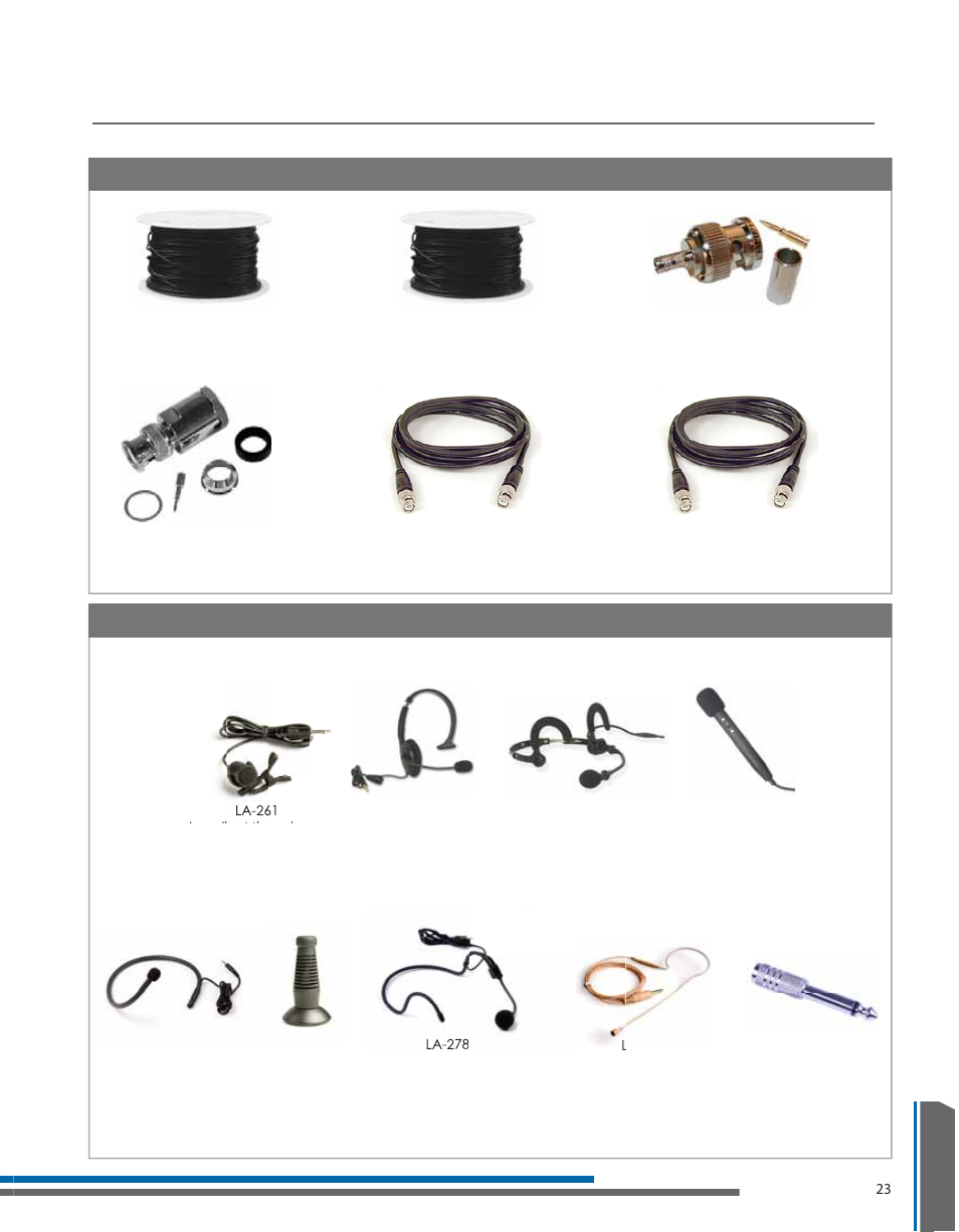 Optional accessories (cont.) | Listen Technologies LT- 800-072 User Manual | Page 27 / 31