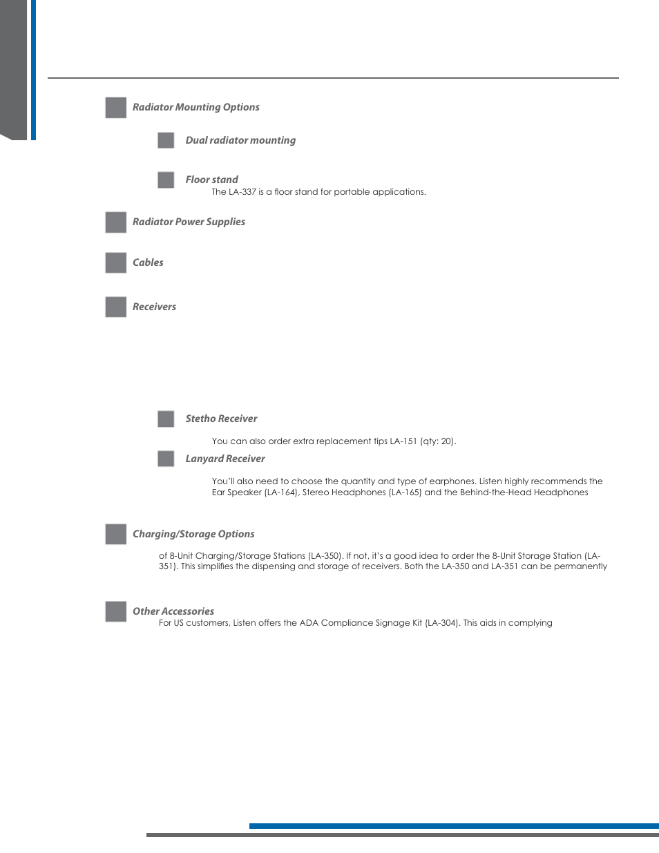 Designing a system | Listen Technologies Stationary LA-350 User Manual | Page 24 / 148