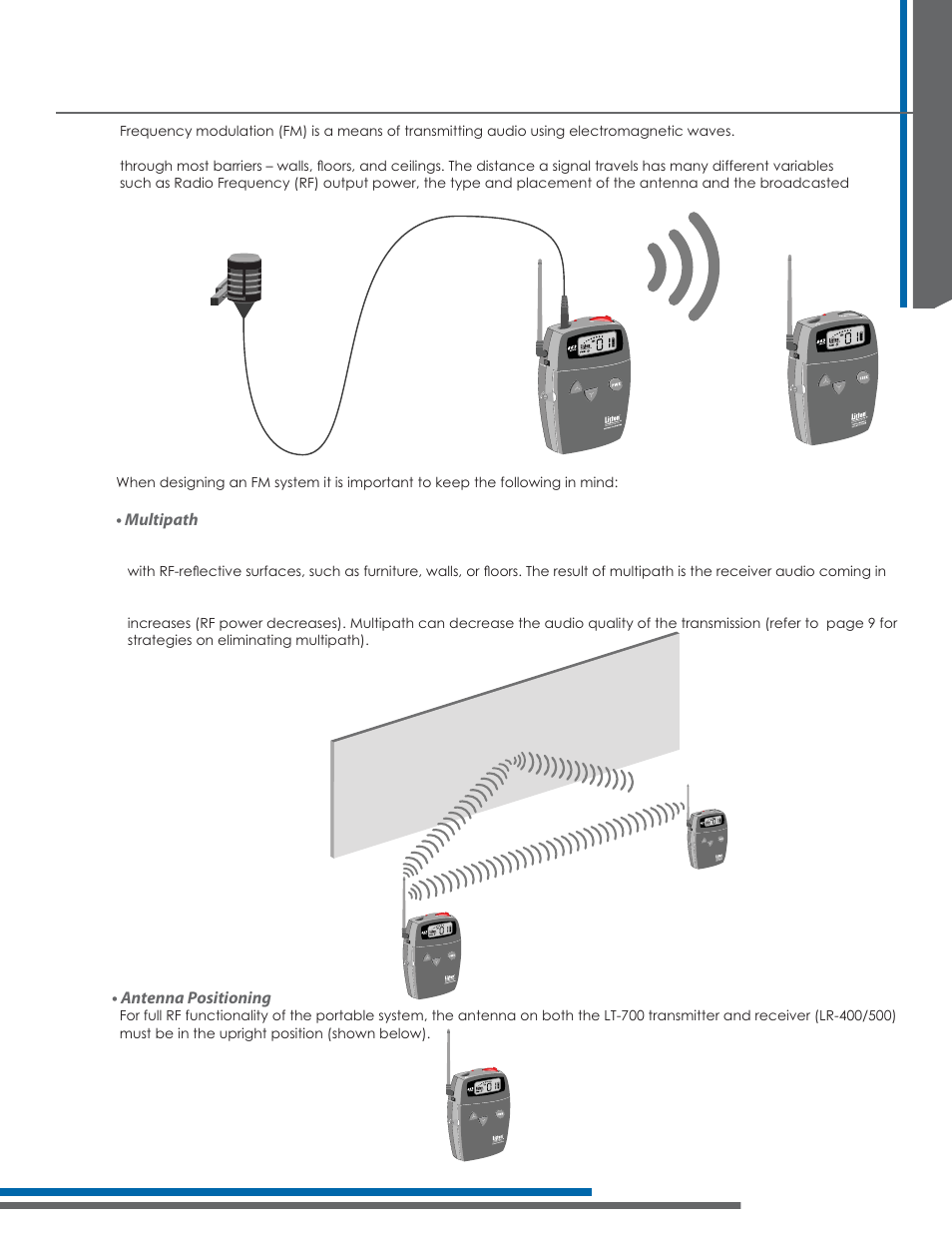 Frequency modulation (fm) technology overview | Listen Technologies 863.050 User Manual | Page 11 / 76