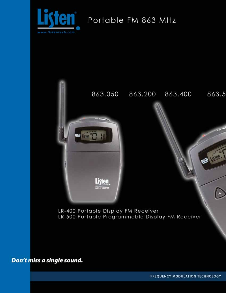 Listen Technologies 863.050 User Manual | Page 39 / 76