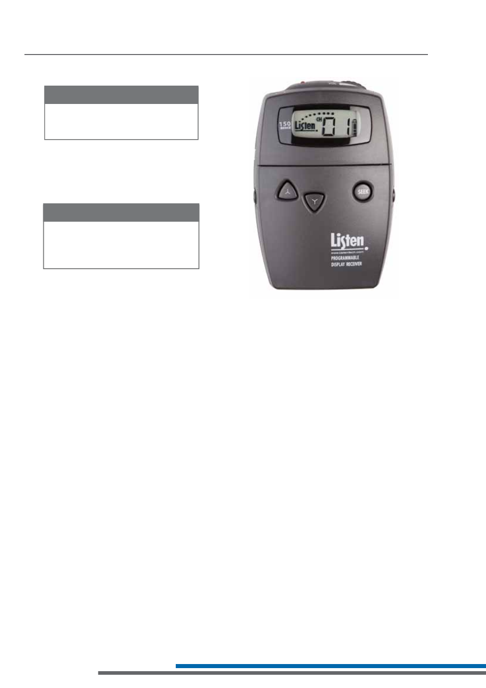 Lr-500 package contents | Listen Technologies LR-500 User Manual | Page 10 / 48