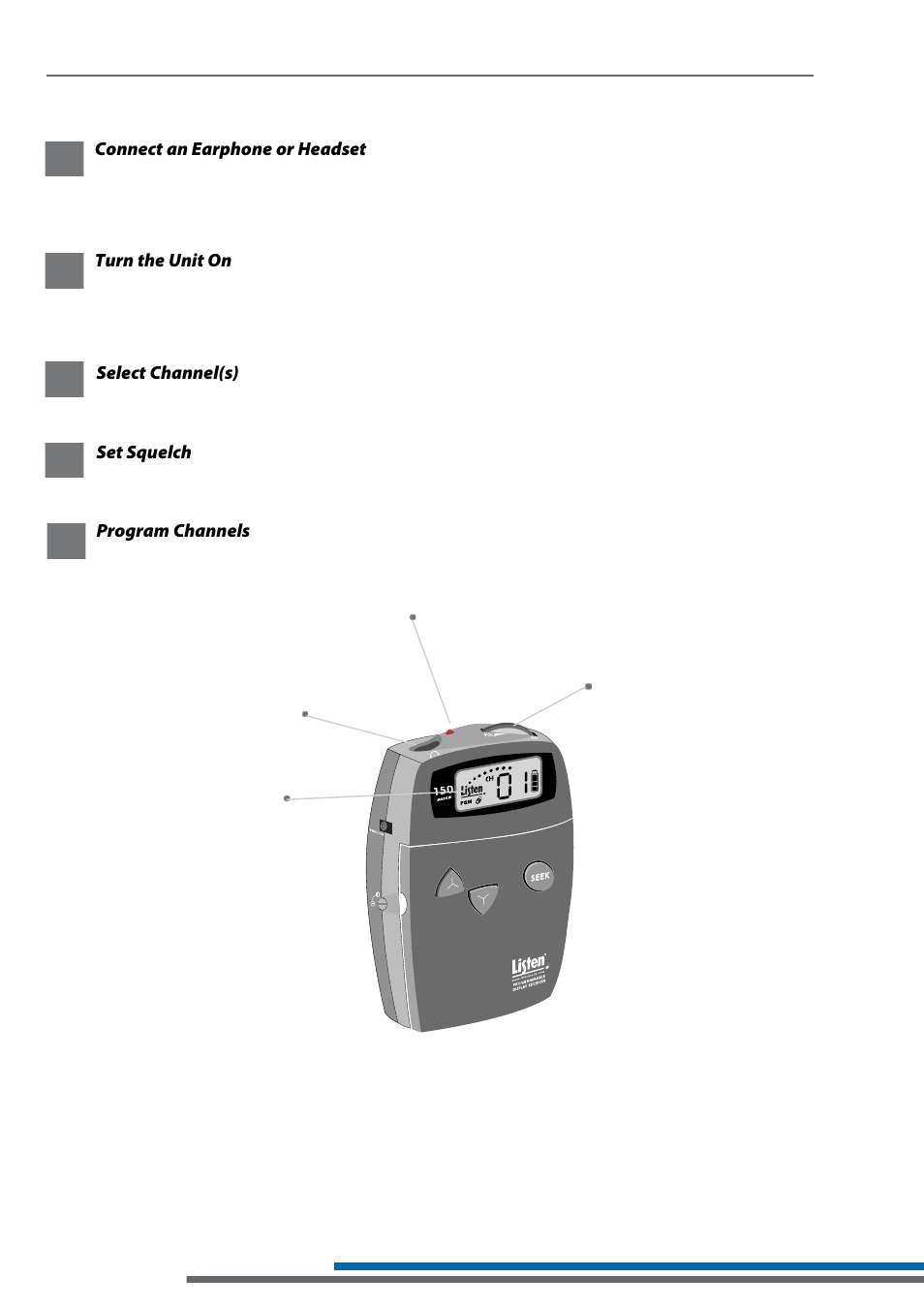 Lr-500 setup instructions | Listen Technologies LR-500 User Manual | Page 14 / 48
