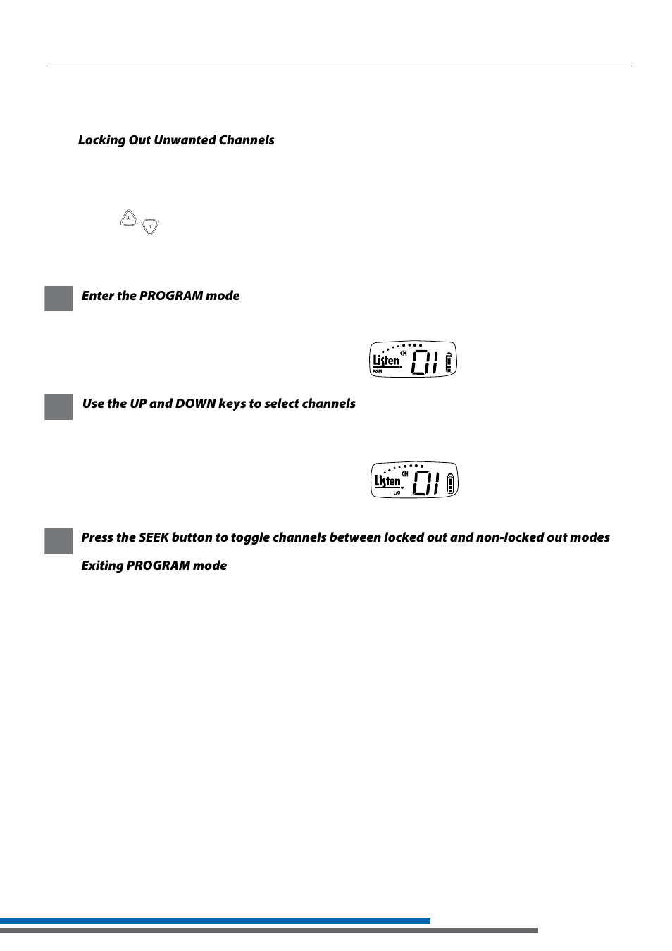 Lr-500 programming instructions | Listen Technologies LR-500 User Manual | Page 17 / 48