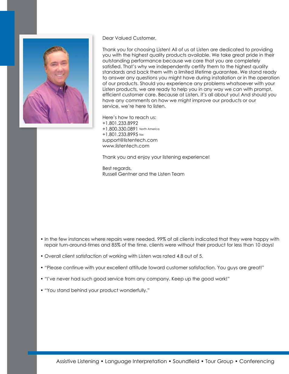 Listen Technologies NOT FLJ LT-800-216 User Manual | Page 3 / 32