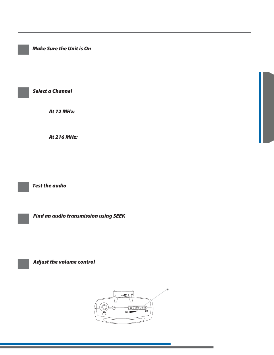 Lr-500 operation instructions | Listen Technologies LR-300  EN User Manual | Page 15 / 60
