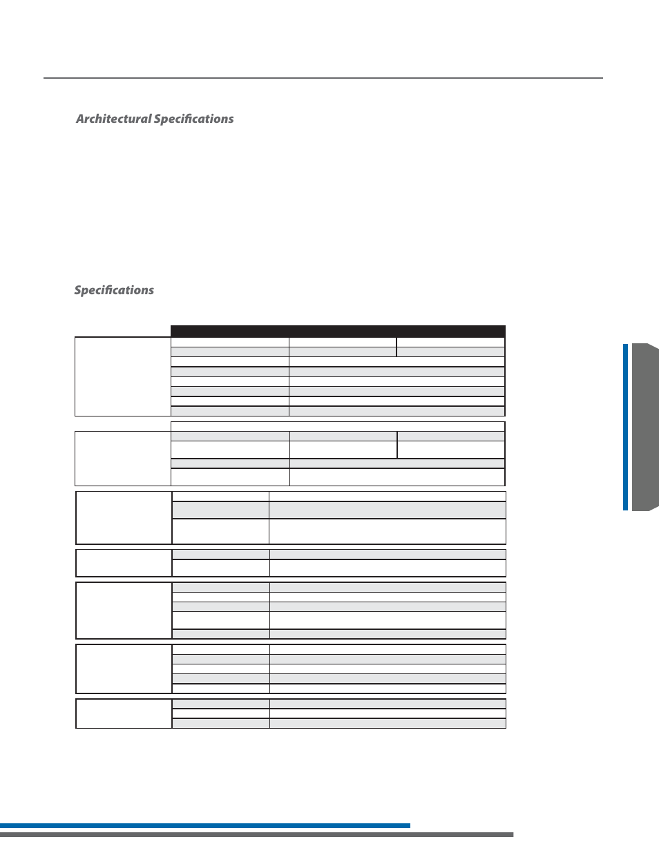 Lr-400 specifi cations, Architectural speciﬁ cations, Speciﬁ cations | Listen Technologies LR-300  EN User Manual | Page 27 / 60