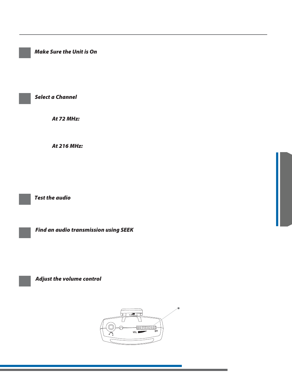 Lr-400 operation instructions | Listen Technologies LR-300  EN User Manual | Page 31 / 60