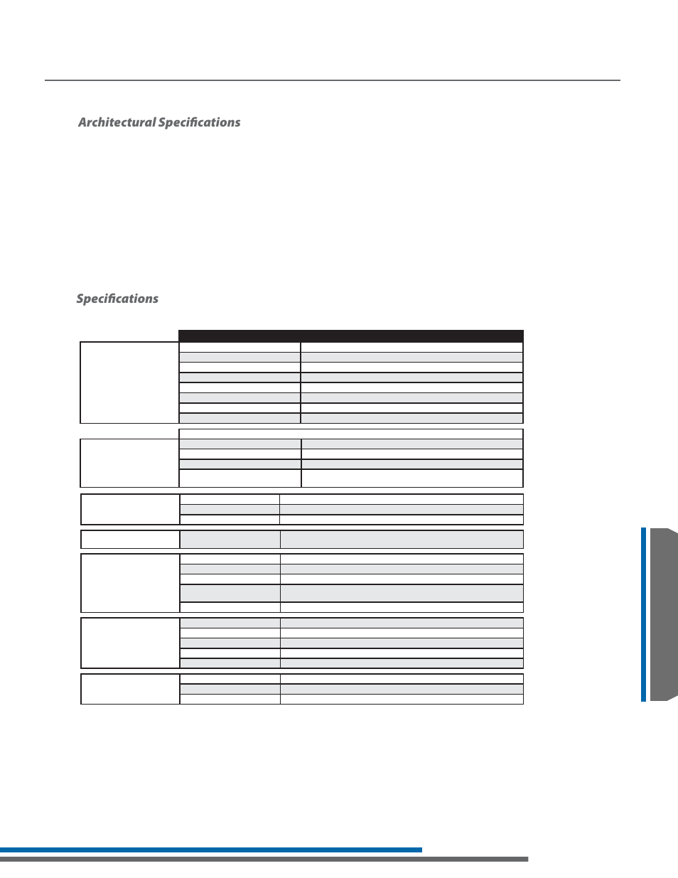 Lr-300 specifi cations, Architectural speciﬁ cations, Speciﬁ cations | Listen Technologies LR-300  EN User Manual | Page 41 / 60