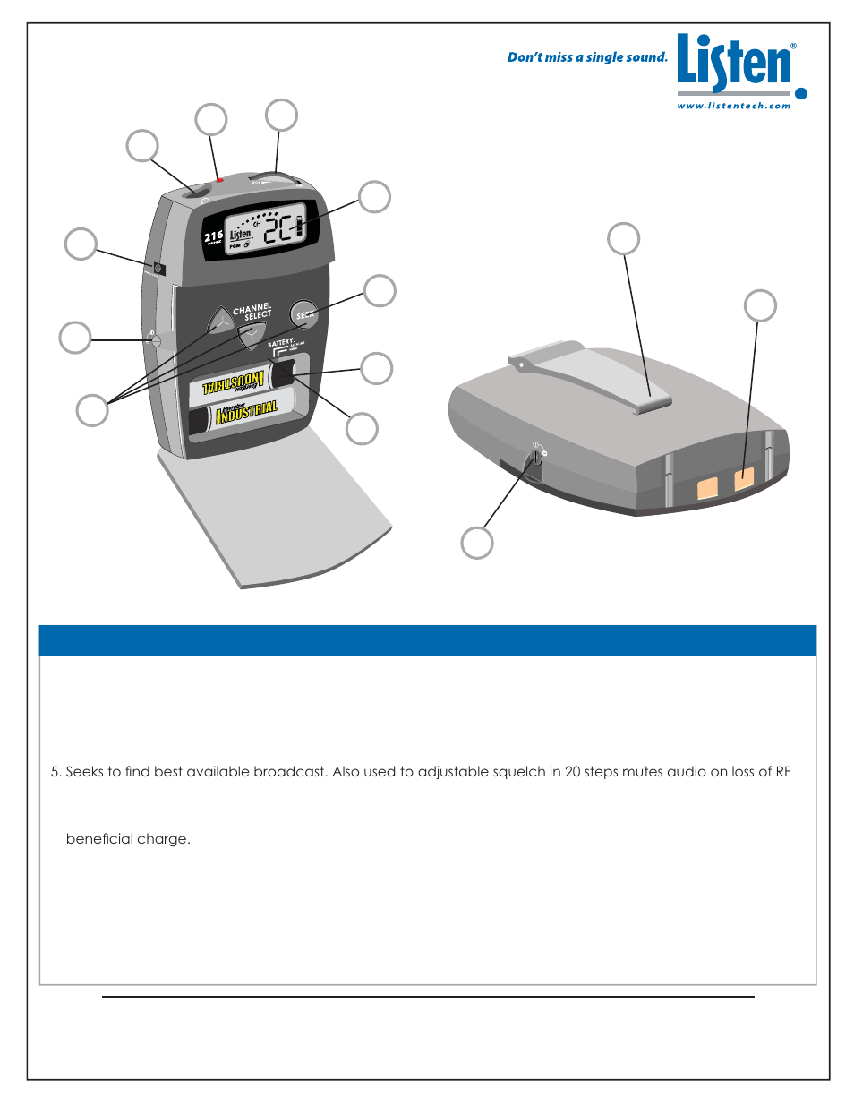 Listen Technologies LR-400 User Manual | Page 2 / 7