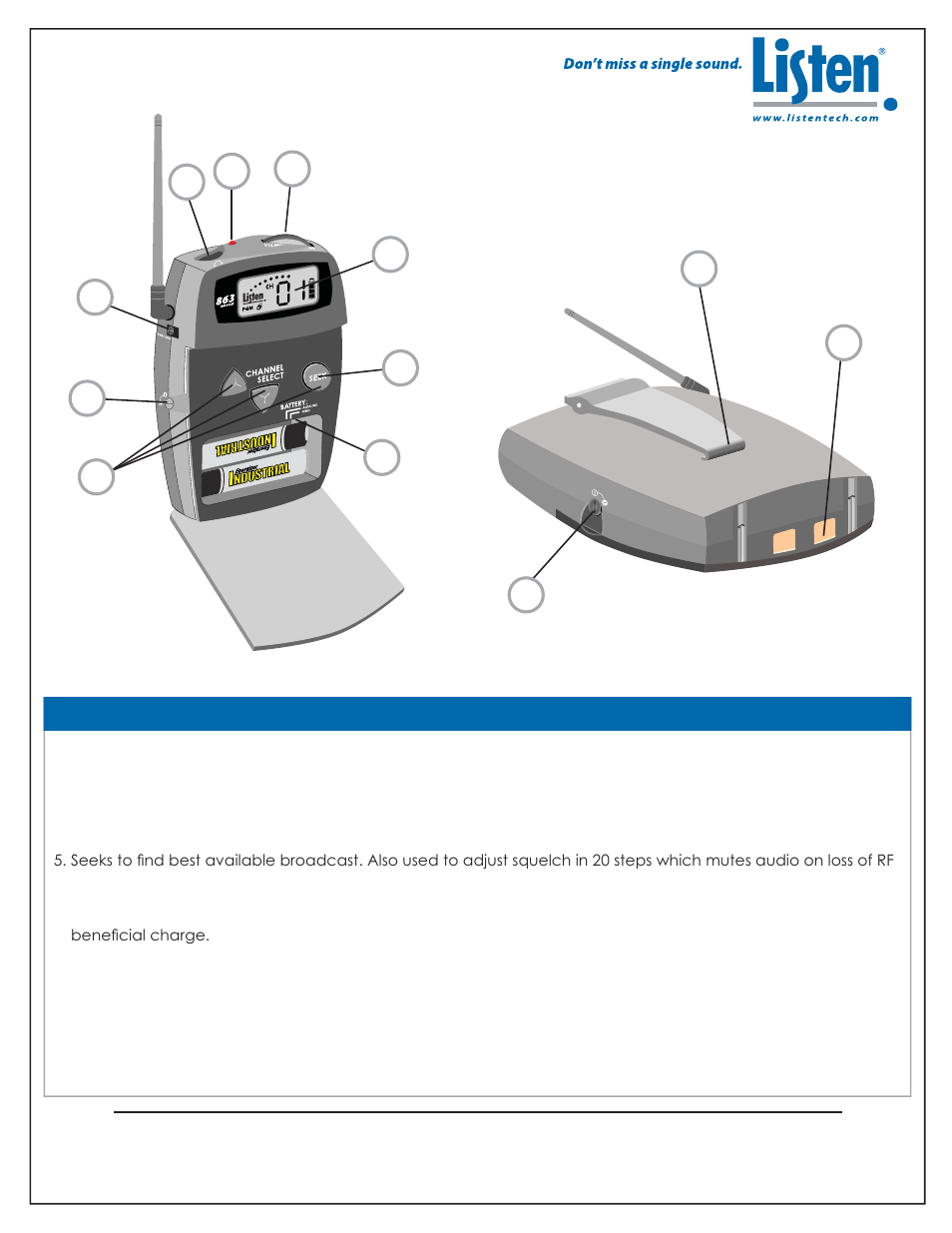 Listen Technologies LR-400 User Manual | Page 3 / 7