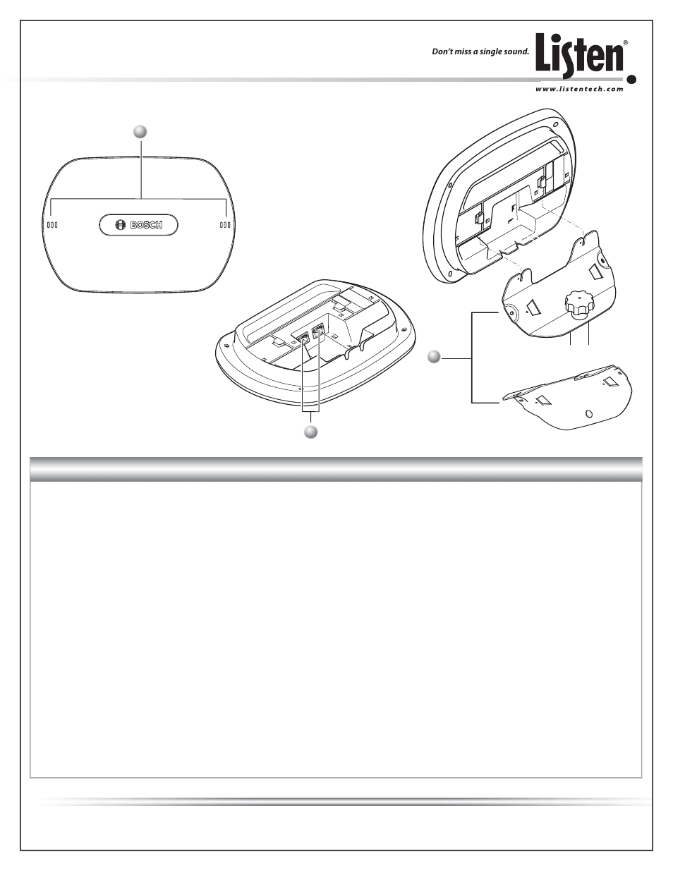Product features | Listen Technologies DCN-WAP User Manual | Page 2 / 5