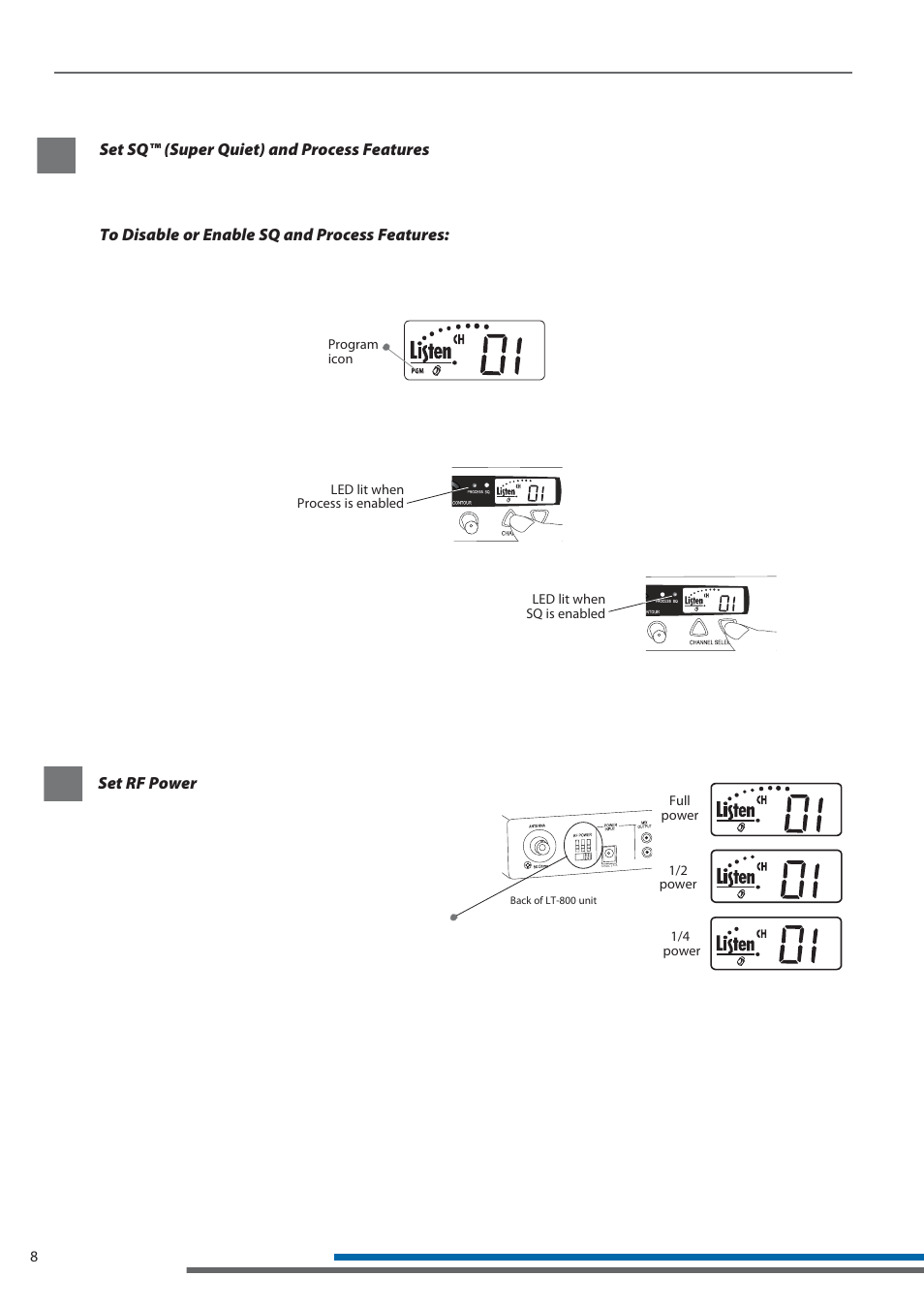 Lt-800 setup instructions (cont.) | Listen Technologies LT-800-150 User Manual | Page 12 / 28