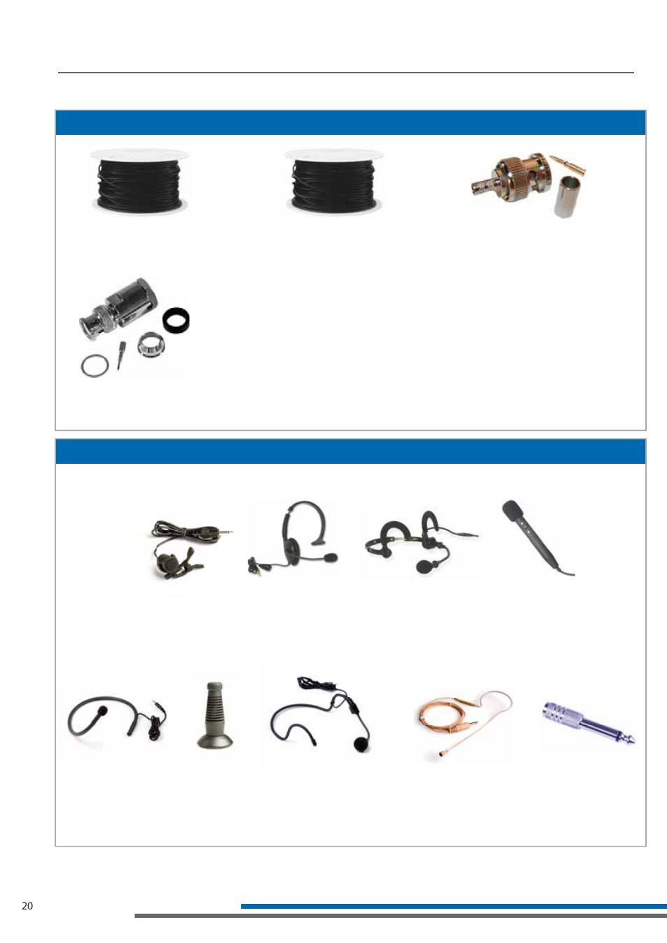 Optional accessories (cont.) | Listen Technologies LT-800-150 User Manual | Page 24 / 28