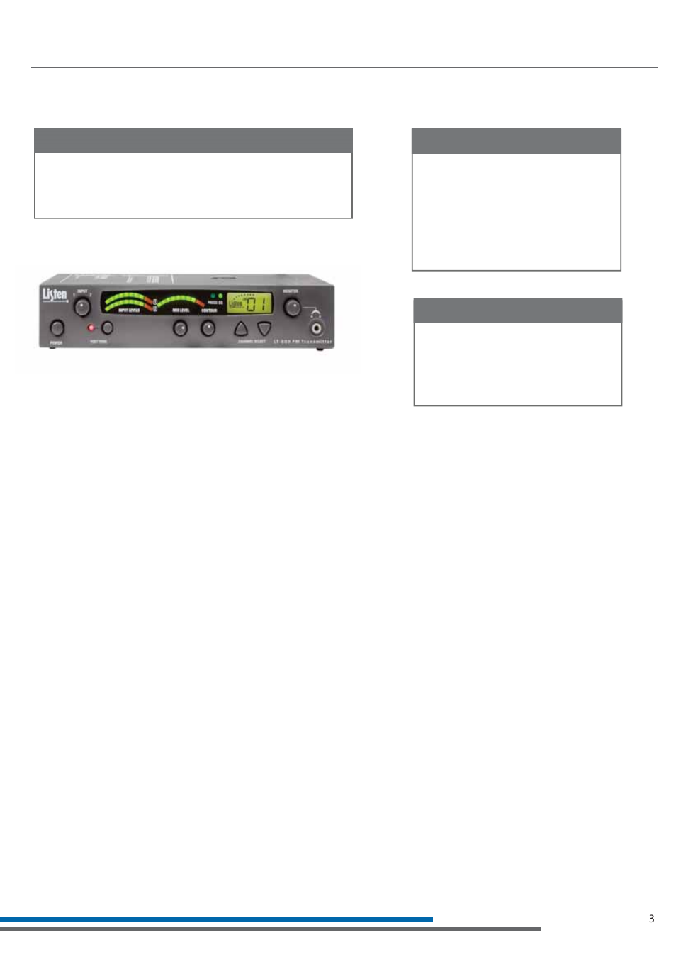 Lt-800 package contents | Listen Technologies LT-800-150 User Manual | Page 7 / 28