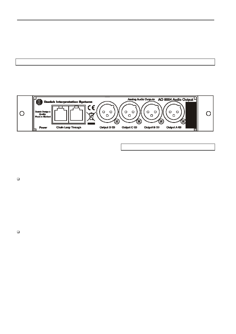 Listen Technologies Audio Output Unit AO 6004 User Manual | Page 8 / 14