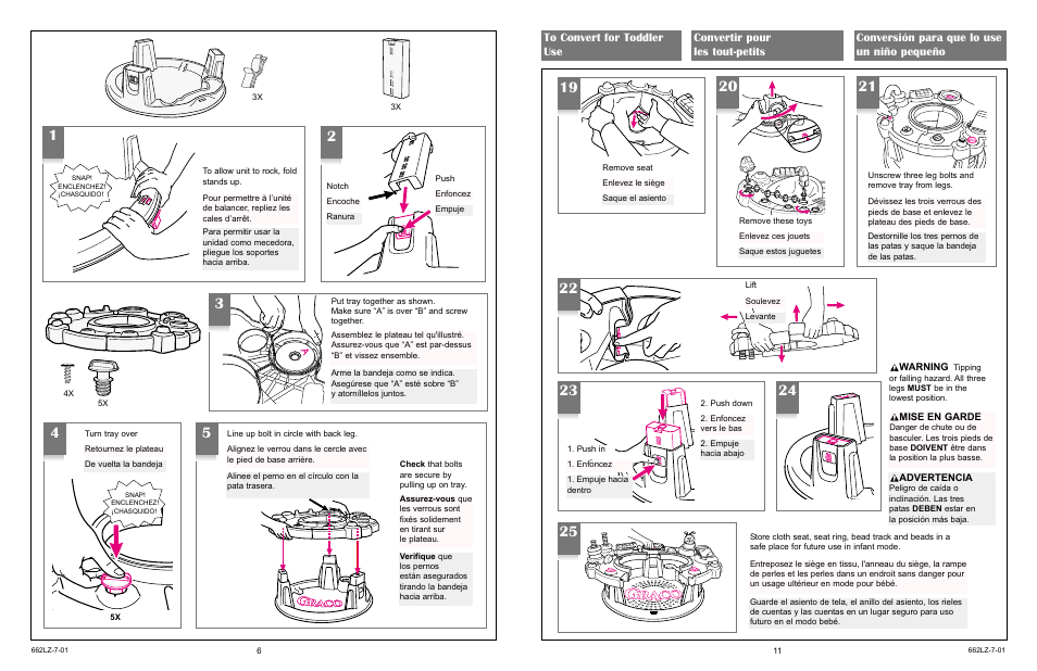 Little Tikes ENTERTAINER 662LZ-7-01 User Manual | Page 6 / 13