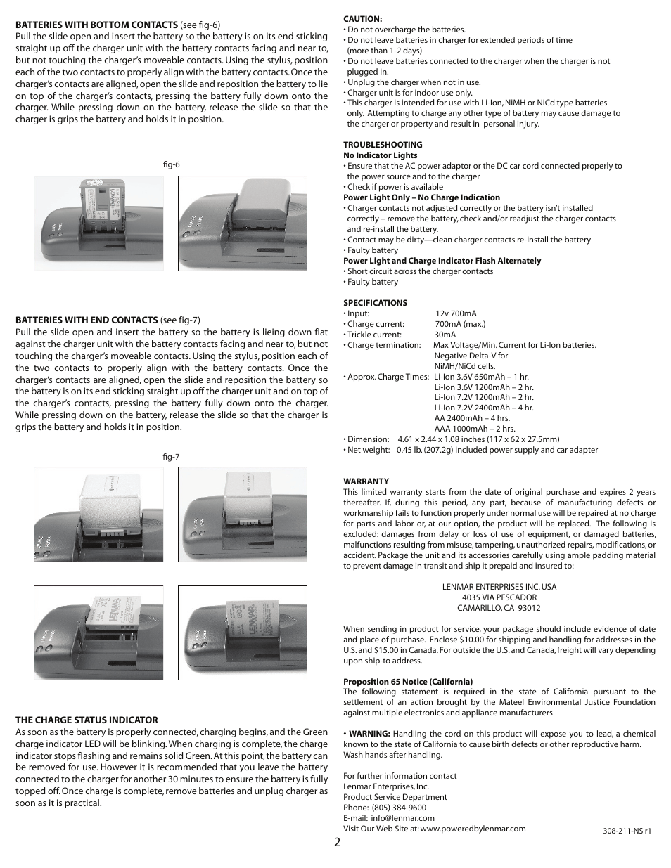 Lenmar Enterprises OmniSource BCUNI User Manual | Page 2 / 2