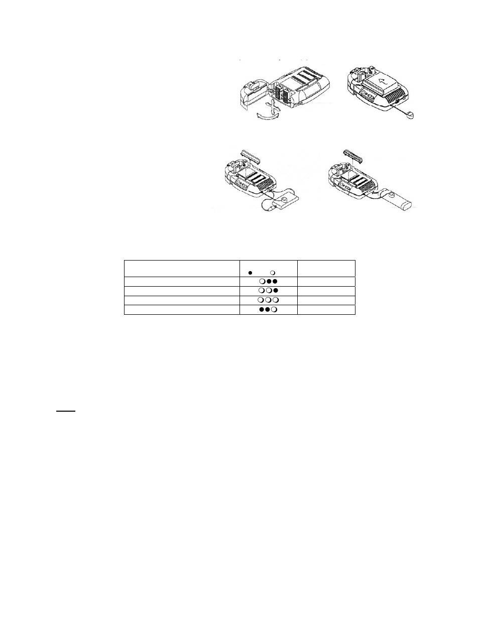 If the battery has end or side contacts, Connecting to other batteries, The charge status display | Reconditioning (for ni-cd type batteries only), Battery compatibility, Limited 3 year warranty | Lenmar Enterprises Lenmar OmniSource BCR3312V User Manual | Page 2 / 3