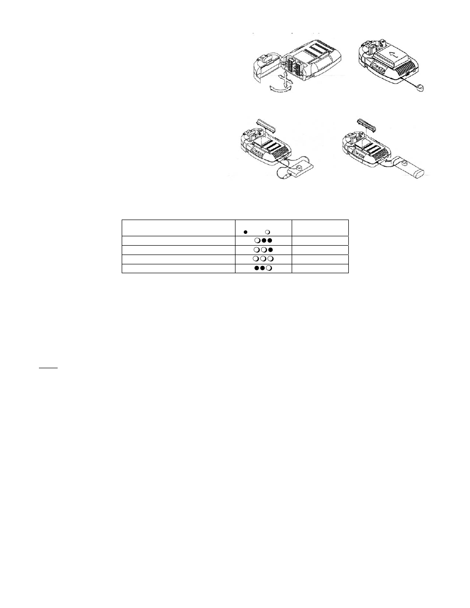 If the battery has end or side contacts, Connecting to other batteries, The charge status display | Reconditioning (for ni-cd type batteries only), Battery compatibility, Limited 3 year warranty | Lenmar Enterprises OmniSource BCR336 User Manual | Page 2 / 2