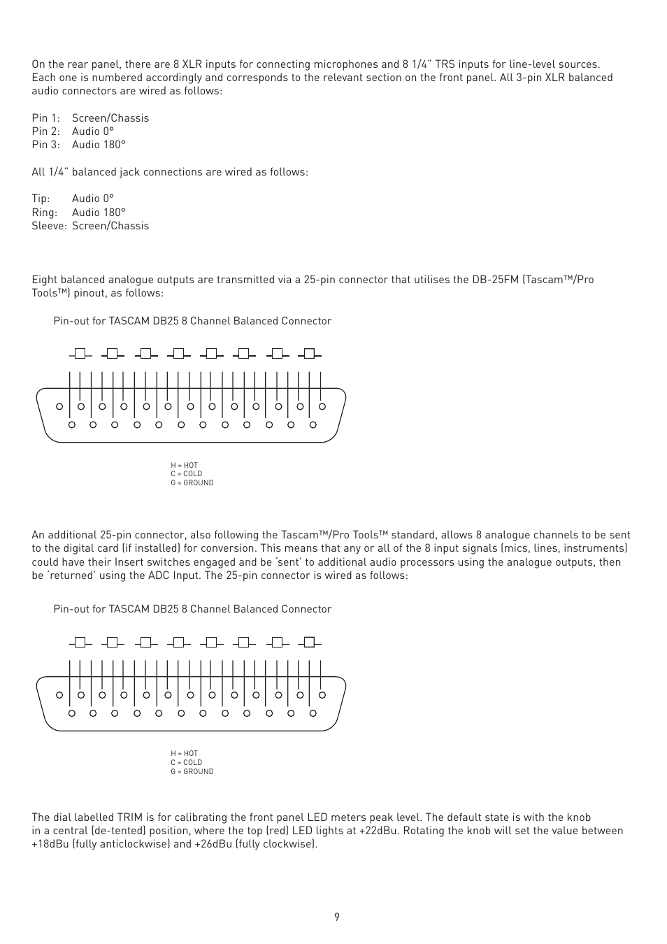 Legend Audio ISA 828 User Manual | Page 9 / 21