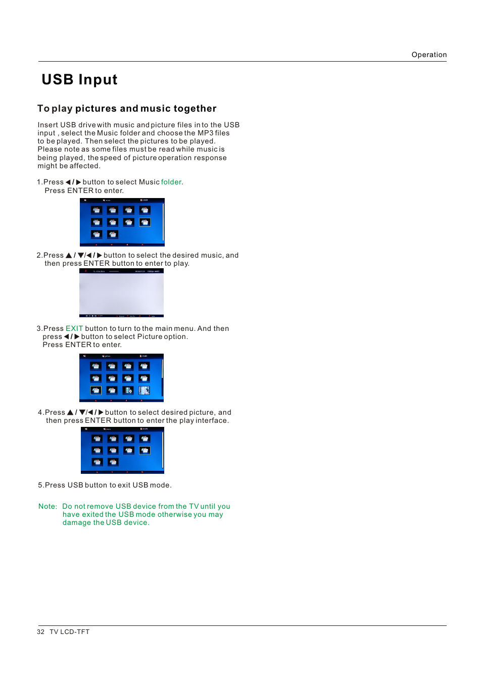 Usb input | Legend Audio L4269 User Manual | Page 32 / 44
