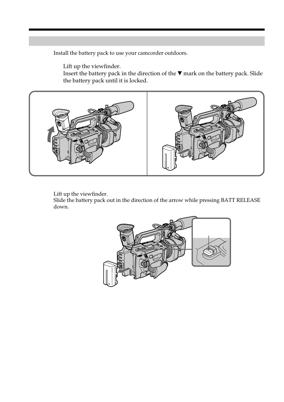 Step 2 preparing the power supply | Light & Motion DSR-PD150 User Manual | Page 10 / 172