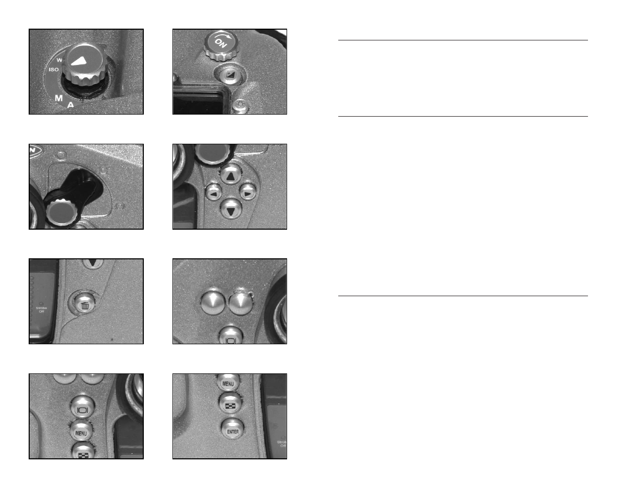 Front controls, Left smart grip (fig. 29), Right smart grip (fig. 30) | Light & Motion TITAN D100 User Manual | Page 6 / 14