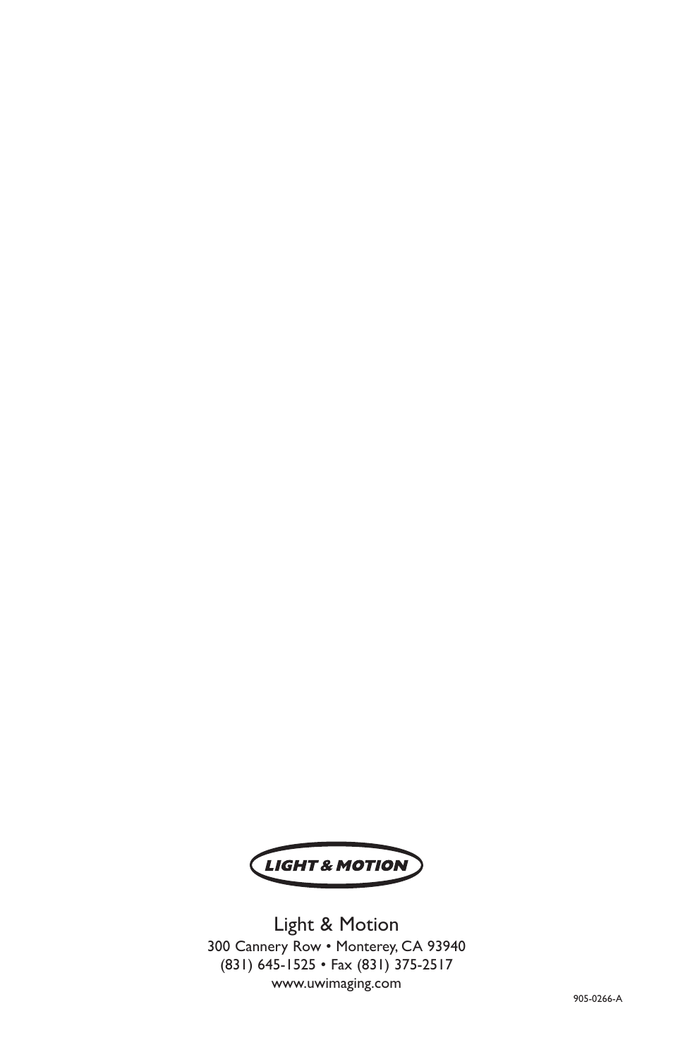 Light & motion | Light & Motion HC3 User Manual | Page 24 / 24
