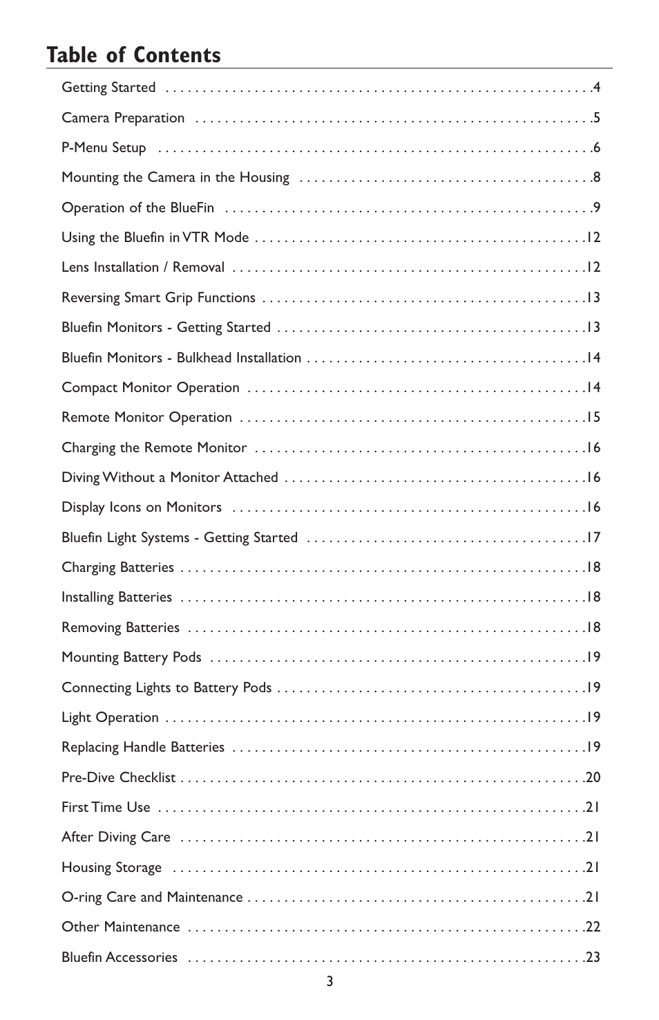 Light & Motion HC3 User Manual | Page 3 / 24