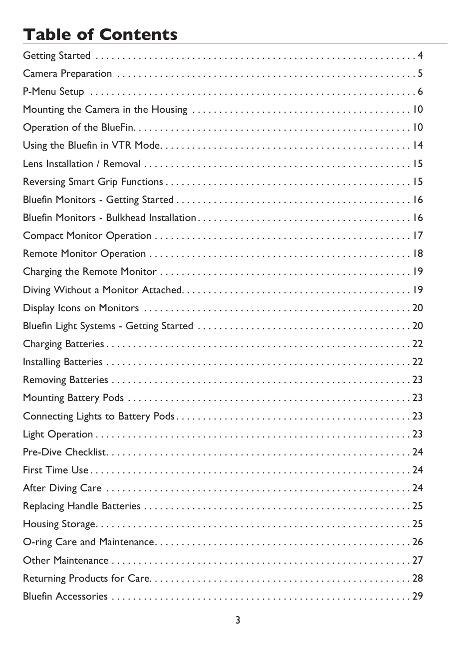 Light & Motion BLUEFIN HC7 User Manual | Page 5 / 32