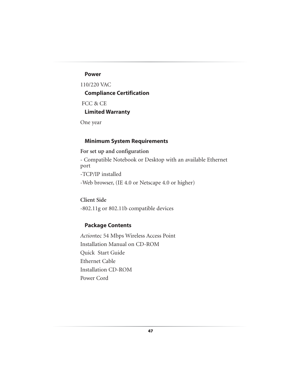 Link electronic GT701AP User Manual | Page 48 / 53