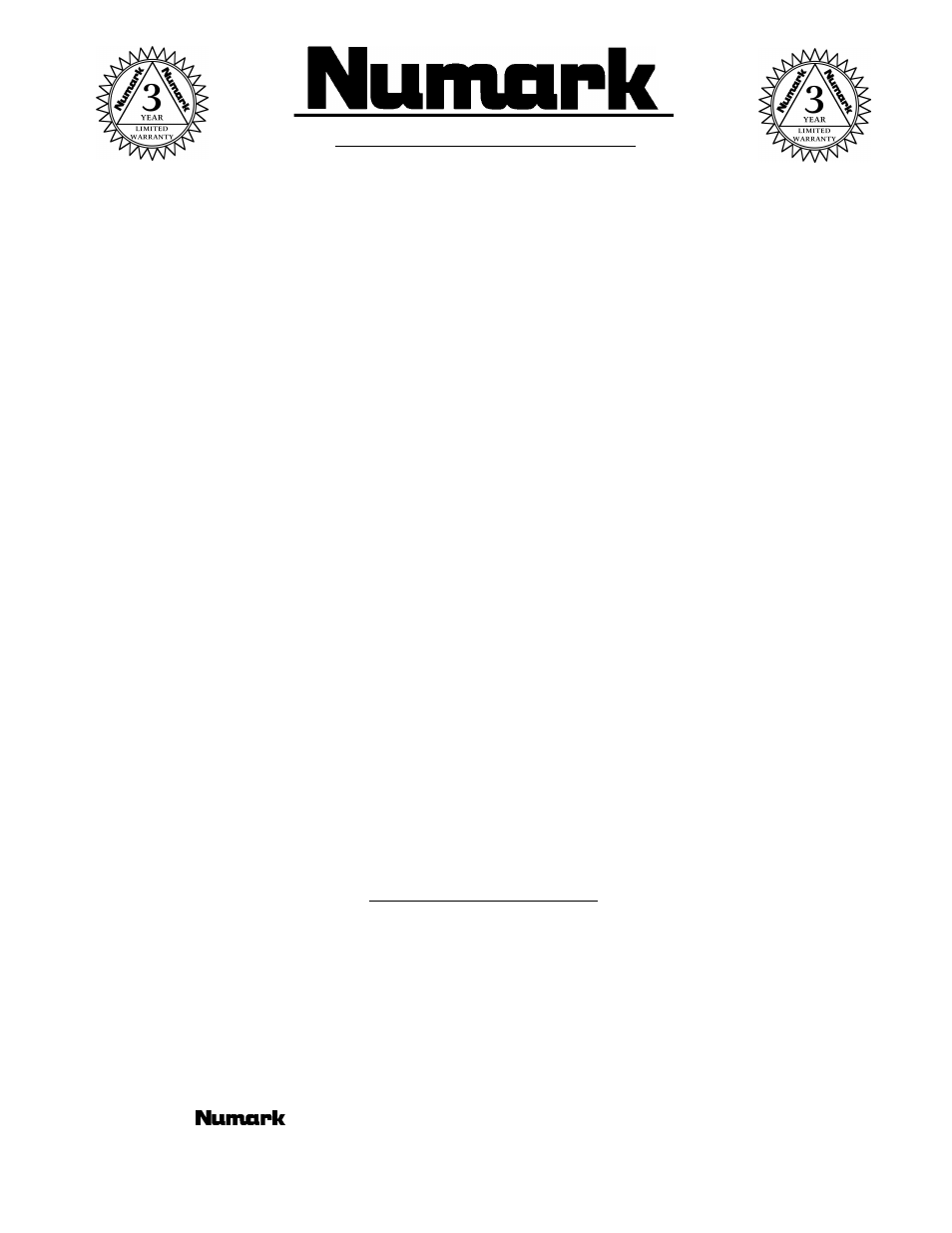 Limited product warranty, Return information | Link electronic PRO SM-1 User Manual | Page 12 / 12