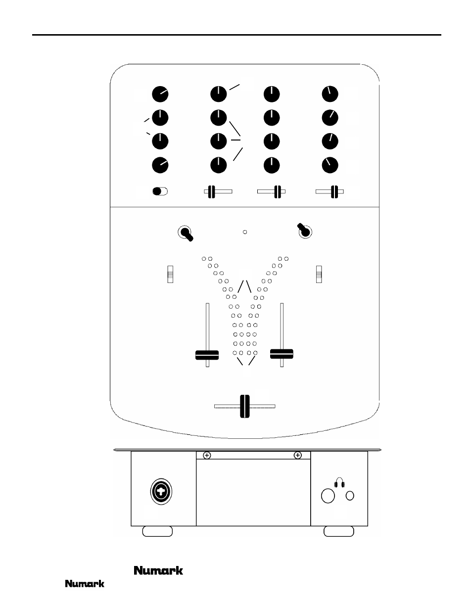 Front panel diagram | Link electronic PRO SM-1 User Manual | Page 6 / 12